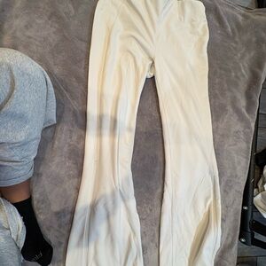 lululemon athletica Cream Wide Leg Pants